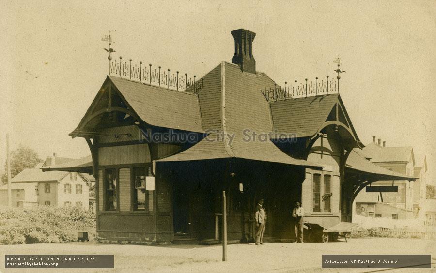 Postcard: Greenwood Station